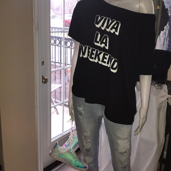 RETROBRAND BY MACY’S VIVA LA WEEKEND T-SHIRT - Picture 3 of 5